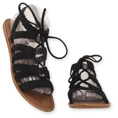 Nicole braided strap sandals
