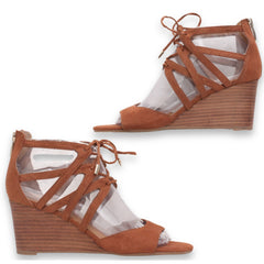 Franco Sarto Gladiator LaceUp Wedges