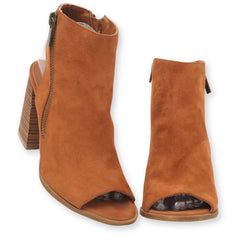 Forever 21 peep toe booties
