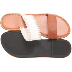 Open-Toe Women Flat Slipper