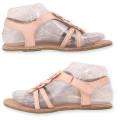 Rachel Shoes Flower T Strap Flat Sandals