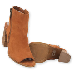Forever 21 peep toe booties