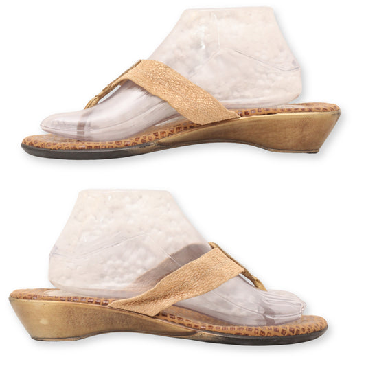 Love & Liberty T-Strap Slippers