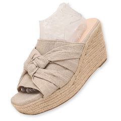 Sugar Harlem Knotted Wedge Sandals