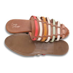 Crown Vintage Strappy Mule Flats