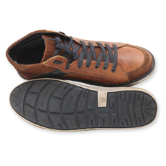 SHOMEN Lace-Up Men's High Top Sneakers