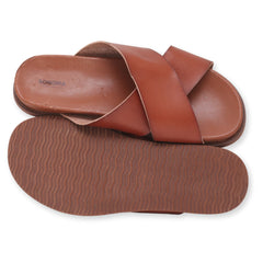Sonoma Crossover Leather Strap Sandals