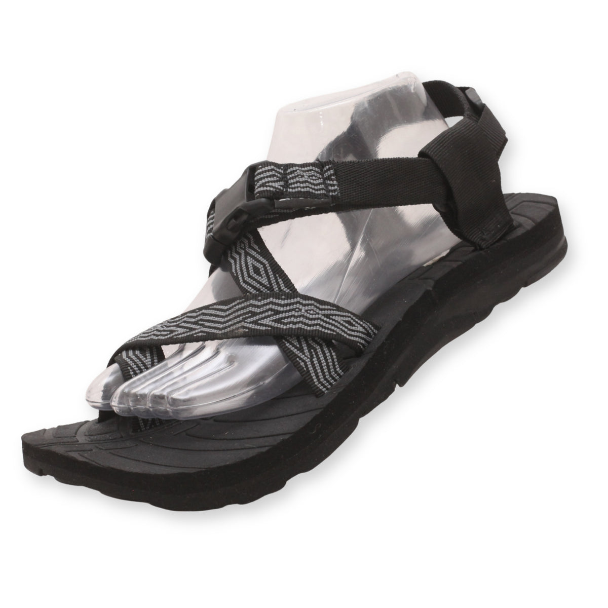 SANDUGO Men's Buckle Strap Sandal