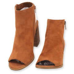 Forever 21 peep toe booties