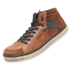 SHOMEN Lace-Up Men's High Top Sneakers