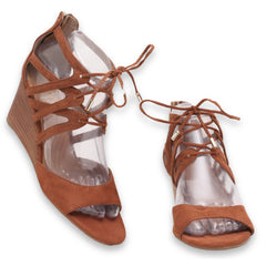 Franco Sarto Gladiator LaceUp Wedges