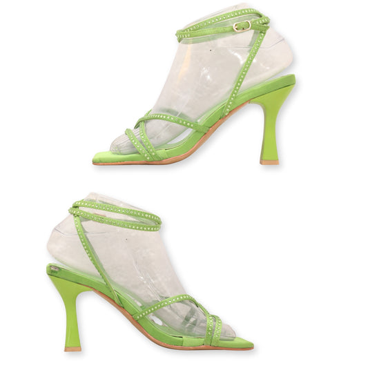 Cross Strap Women's Mid-Heel Sandal