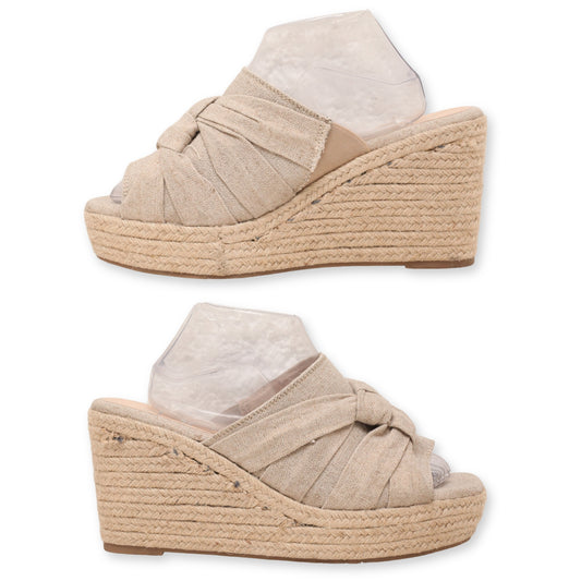 Sugar Harlem Knotted Wedge Sandals