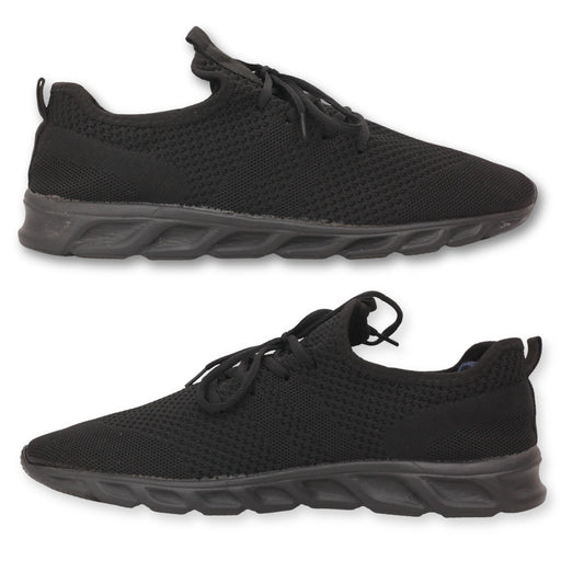 Men's laceUp Black Sneakers