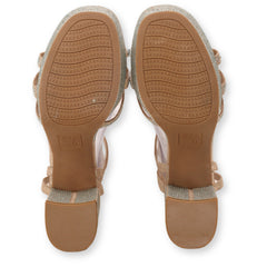 9.ON XIW Strappy Block Heels Sandals