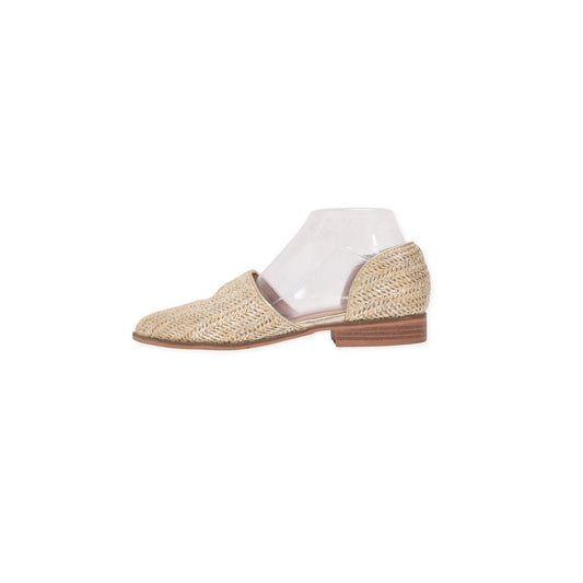 "Catherine" Woven Mule Flats