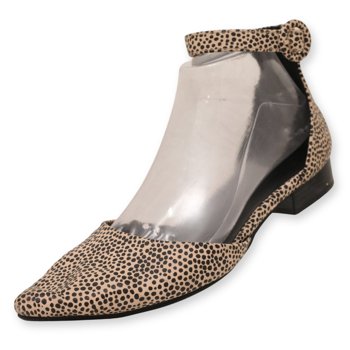 Express Pointed-Toe Ankle Strap Flats