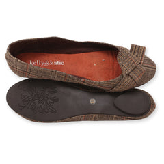 Kelly & Katie plaid ballet flats