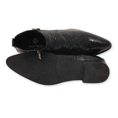 Santimon Men's Ankle Zipper Boots