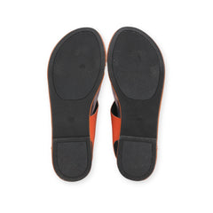 Stylish Leather Slid Flats