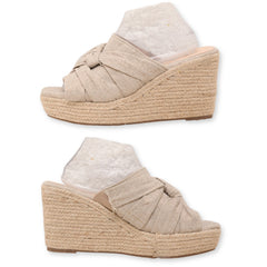 Sugar Harlem Knotted Wedge Sandals