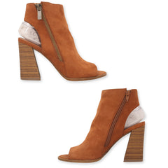 Forever 21 peep toe booties