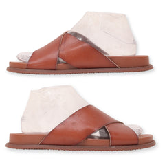 Sonoma Crossover Leather Strap Sandals