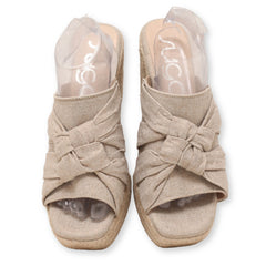 Sugar Harlem Knotted Wedge Sandals