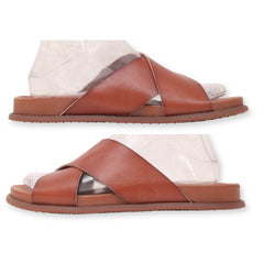Sonoma Crossover Leather Strap Sandals