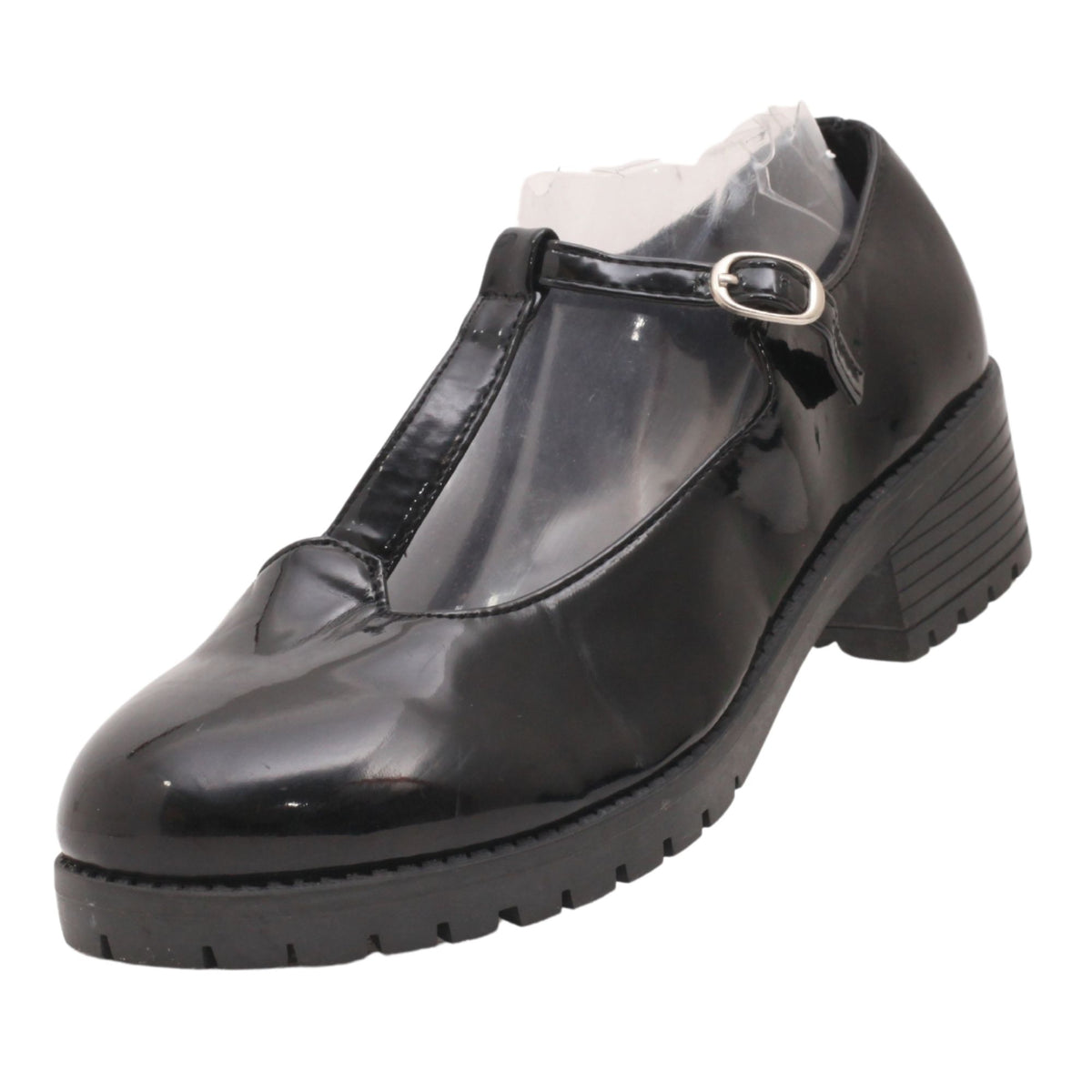 T-Bar Mary Jane Plain Patent Shoe