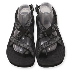 SANDUGO Men's Buckle Strap Sandal