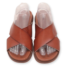 Sonoma Crossover Leather Strap Sandals