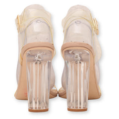 J F Transparent High Heels