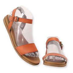 Open Toe Ankle Strap Flats