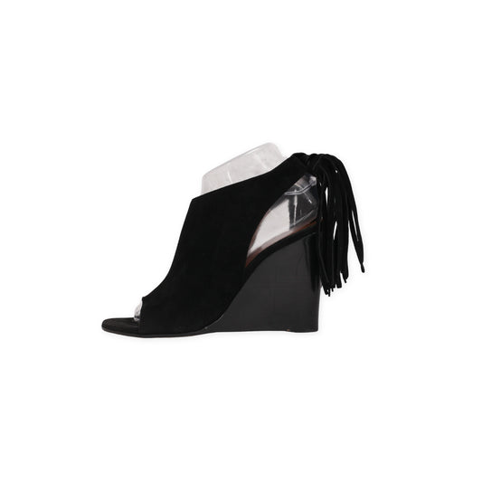 "Chloe" Ankle Strap High Wedges