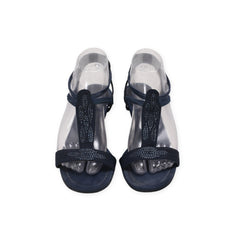 "New York" T Strap Wedges