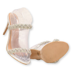 Daisy Fuentes braided strap Heels