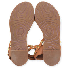 Crown Ankle Strap Flats