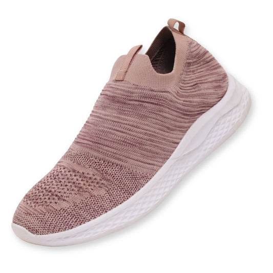 CUSHIONAIRE Women's Dustin Stretch Knit Slip on Sneaker
