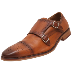 La Milano Men's Double Monk Strap Shoes
