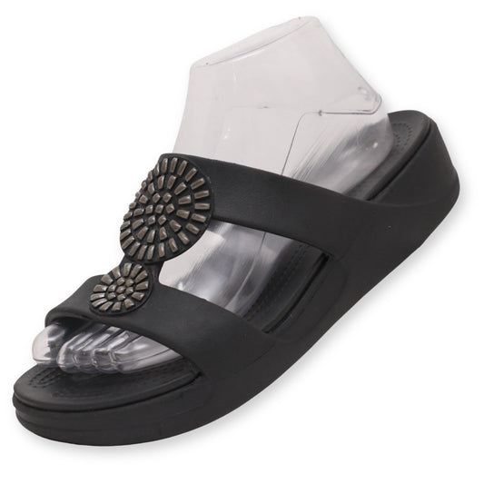 Crocs Diamante Slip-On Wedge sandal