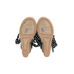 "Montego bay Club" Doted Print Wedge Heels