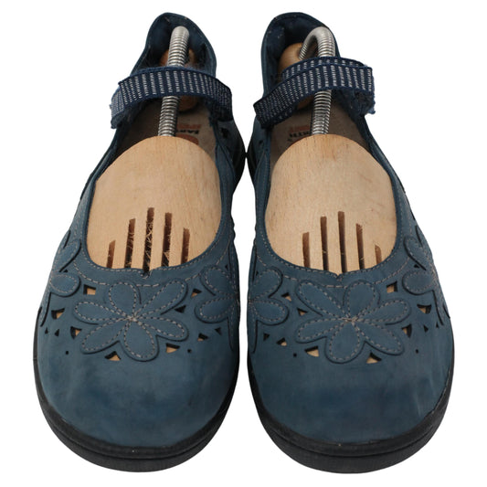 Floral Flats Shoes by "Earth Spirit"